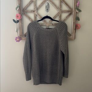 Classic Crewneck Chunky Knit Jeggings Sweater - Green